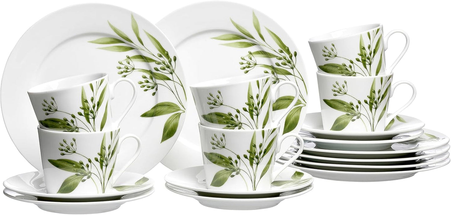 Serwis kawowy Ritzenhoff & Breker Evora, 18 sztuk, porcelana