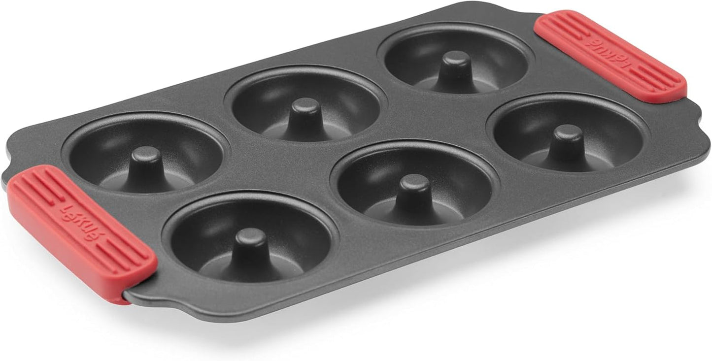 Lékué Muffin-Backform, Antihaftbeschichte, Metall, 6 Mulden Formy i blachy do pieczenia Naty Shop Donuts