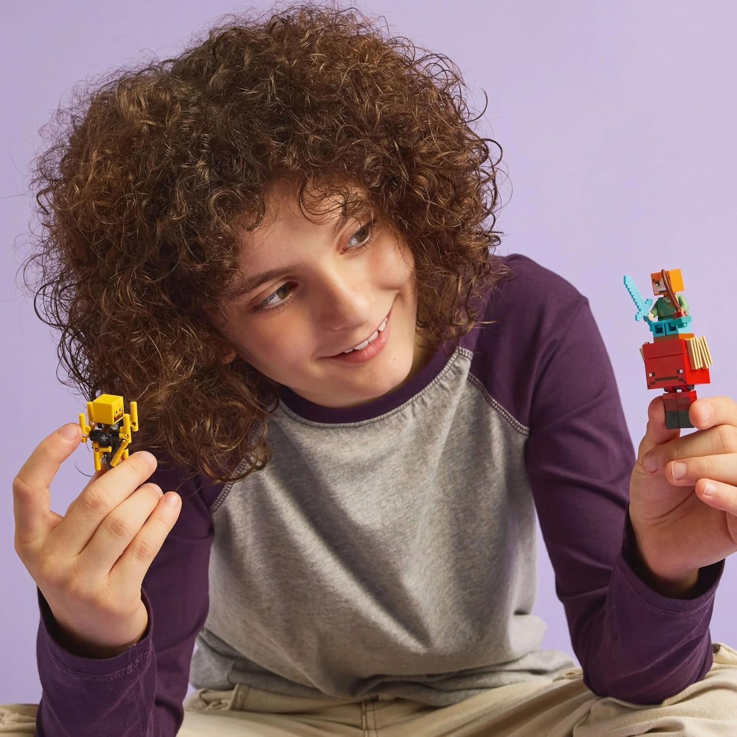 LEGO Minecraft Pojedynek lawowy w głębinach, zabawka dla fanów gier wideo, forteca z minifigurkami, w tym Alexem, szkieletem Witherem, Lohe i Striderem, prezent dla dziewcząt i chłopców w wieku 6 lat 21266 Zestawy do budowania Szukaj w sklepie LEGO