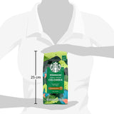 STARBUCKS Kawa Kolumbia Single Origin, średnio palona, ​​całe ziarna 450g (4 sztuki w opakowaniu)
