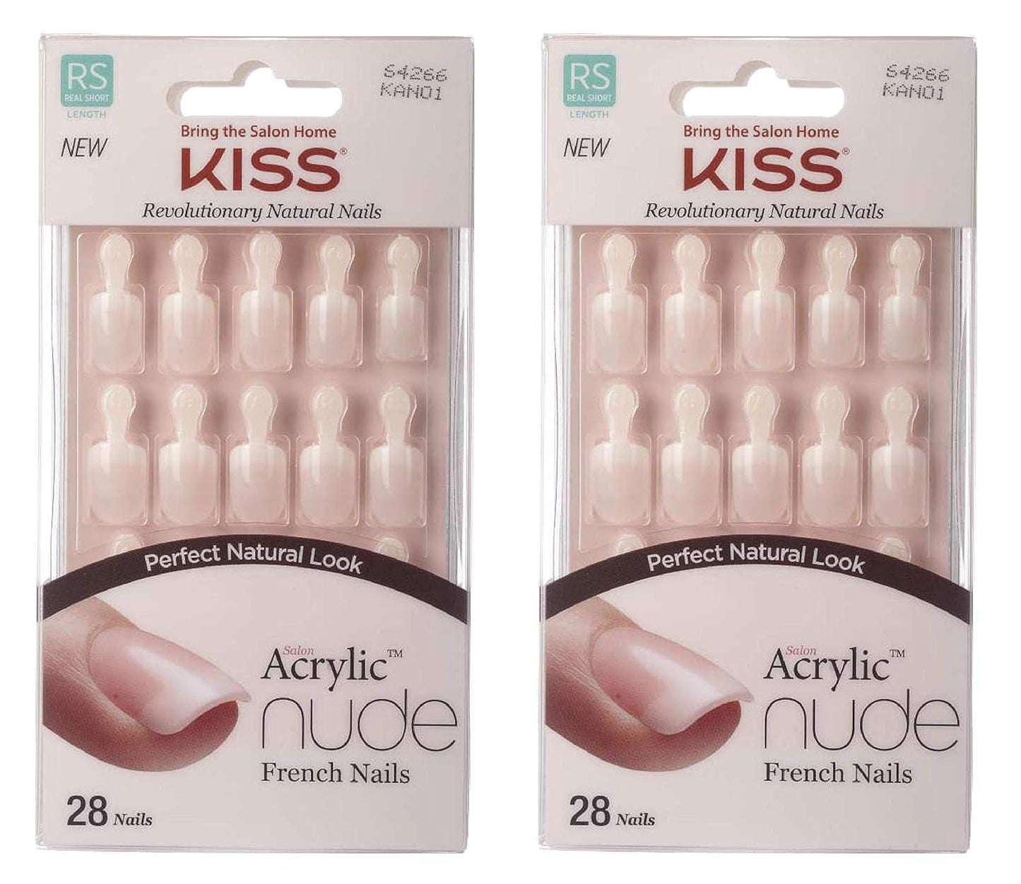 Kiss Nude Nails Niesamowite paznokcie (zestaw 2 sztuk)