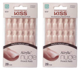 Kiss Nude Nails Niesamowite paznokcie (zestaw 2 sztuk)