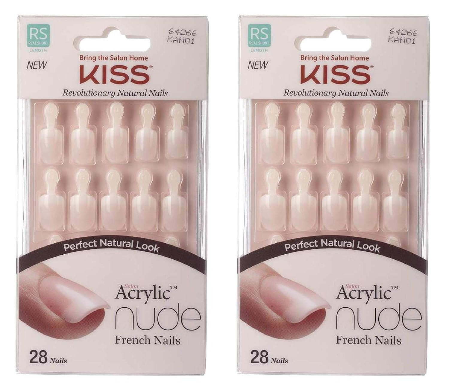 Kiss Nude Nails Niesamowite paznokcie (zestaw 2 sztuk)