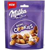 Milka Mini Cookies 8 x 110 g, Milka Alpine Mini Cookies z kawałkami czekolady mlecznej (zestaw 3 szt.)