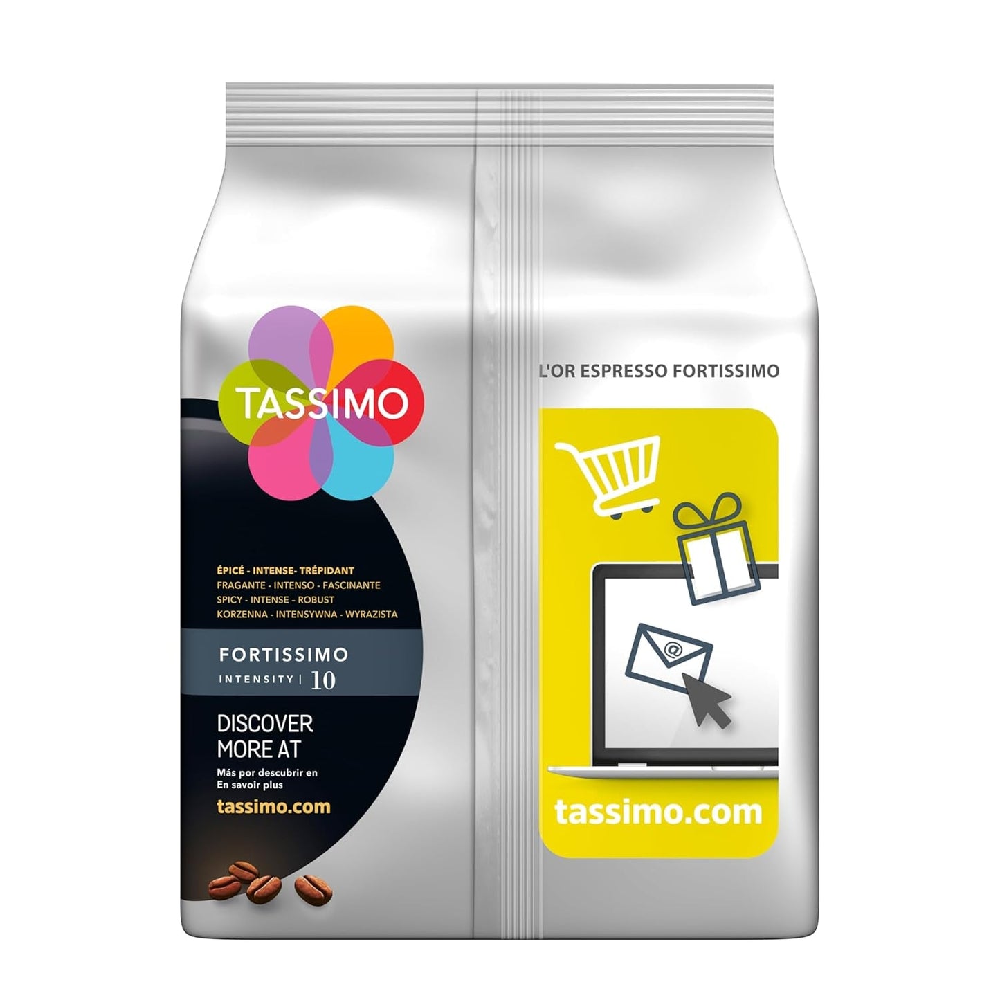 Tassimo Kapseln L'OR Espresso Fortissimo, 5 x 16 saszetek, 80 Kaffeekapseln