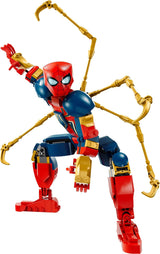 Klocki LEGO Marvel Iron Spider-Man Zabawka akcji superbohatera dla dzieci w wieku powyżej 8 lat Chłopcy i dziewczęta Zestaw zbroi Model do zbudowania Avengers Pomysł na prezent dla fanów filmów Marvela 76298 Zestawy do budowania Szukaj w sklepie LEGO