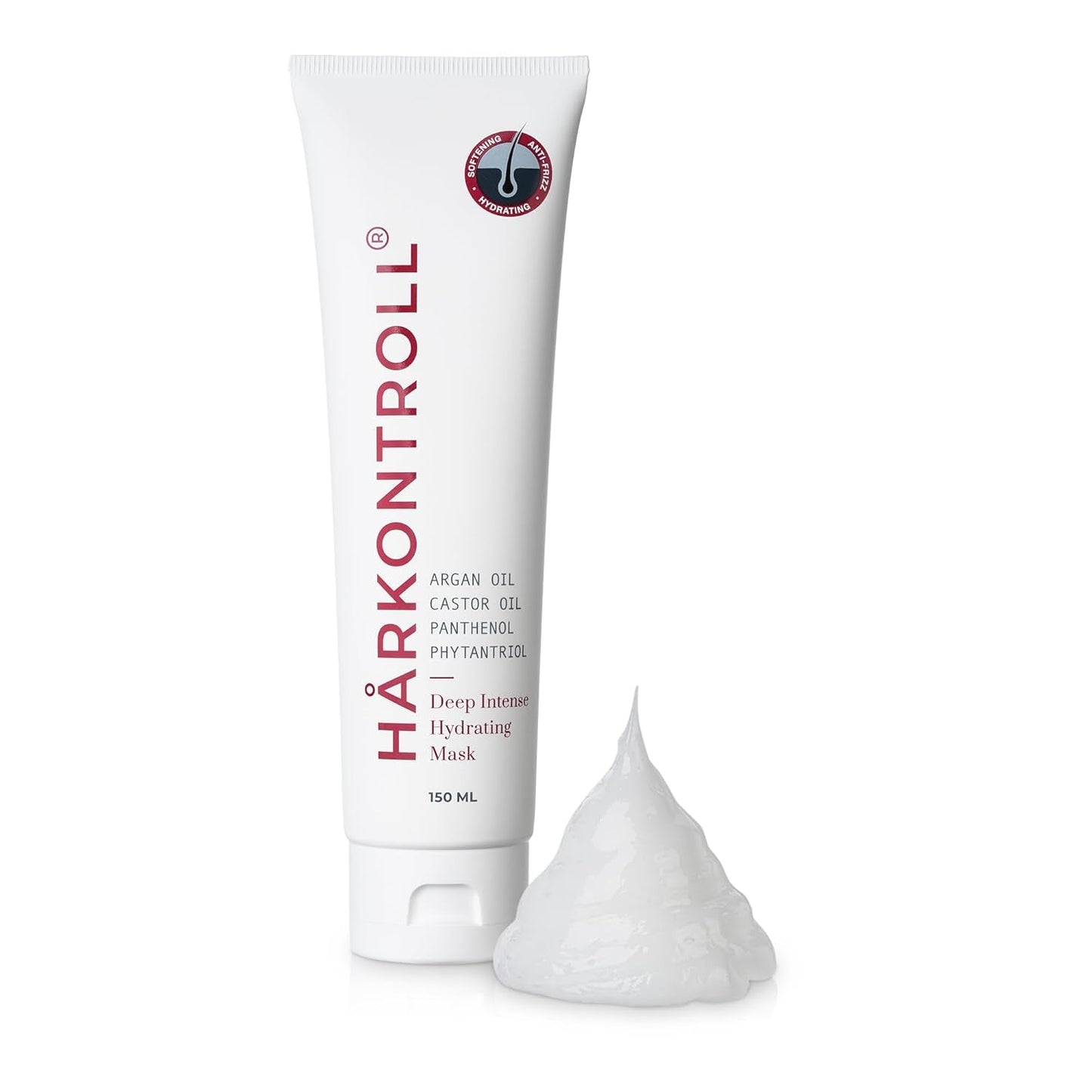 Harkontroll Deep Intense Hydrating Mask, intensywnie nawilżająca maska do włosów, 150 ml Maska do włosów Naty Shop