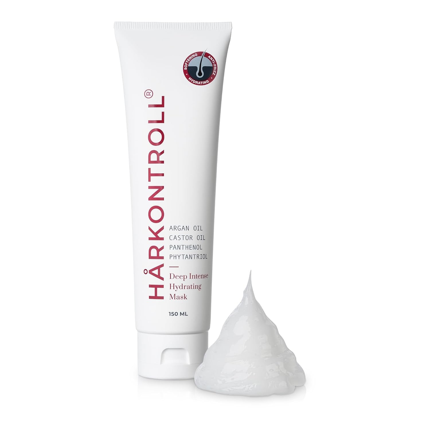 Harkontroll Deep Intense Hydrating Mask, intensywnie nawilżająca maska do włosów, 150 ml Maska do włosów Naty Shop