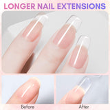 Makartt Poly Nail Extension Gel - 50 ML Extension Builder Akrylowy Poly Nägel Aufbaugel Extender Gel Für Gelnägel Für Nagelverlängerung, Nagelstärkung, Dekoracja paznokci (przezroczysty)
