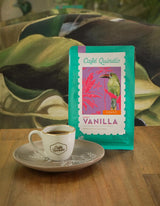Cafe Quindio Specialty Coffee - 100% ziaren kawy Arabica, Kolumbia - z naturalnymi nutami słodkiej wanilii (250g) - idealna do kawy przelewowej, ekspresów kolbowych lub French Press