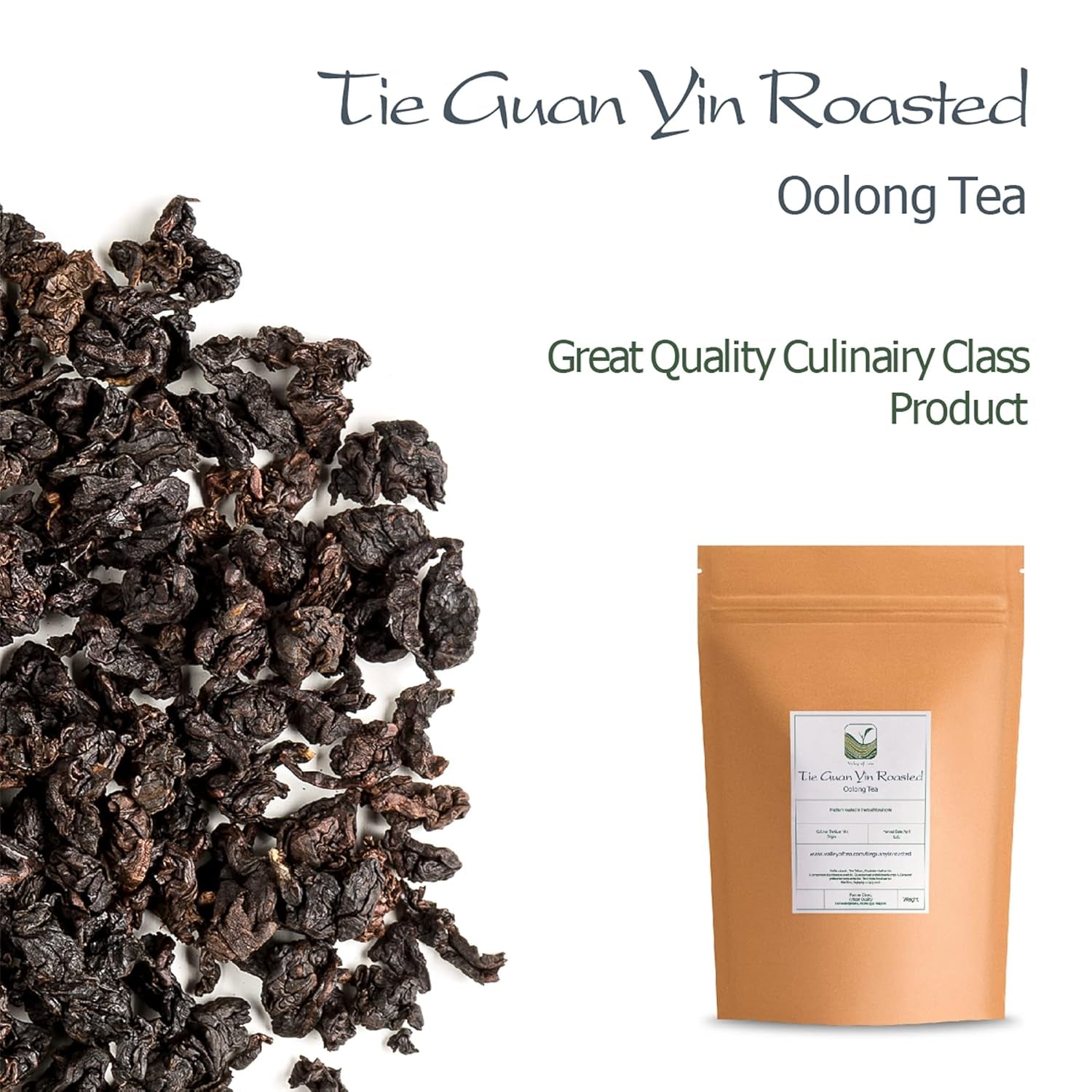 Tie Guan Yin Herbata Oolong - Palona niebieska herbata Ti Kuan Yin Chiny - Chińska herbata Wu Long Tieguanyin - Niebieska herbata Olongh Herbata Olongo