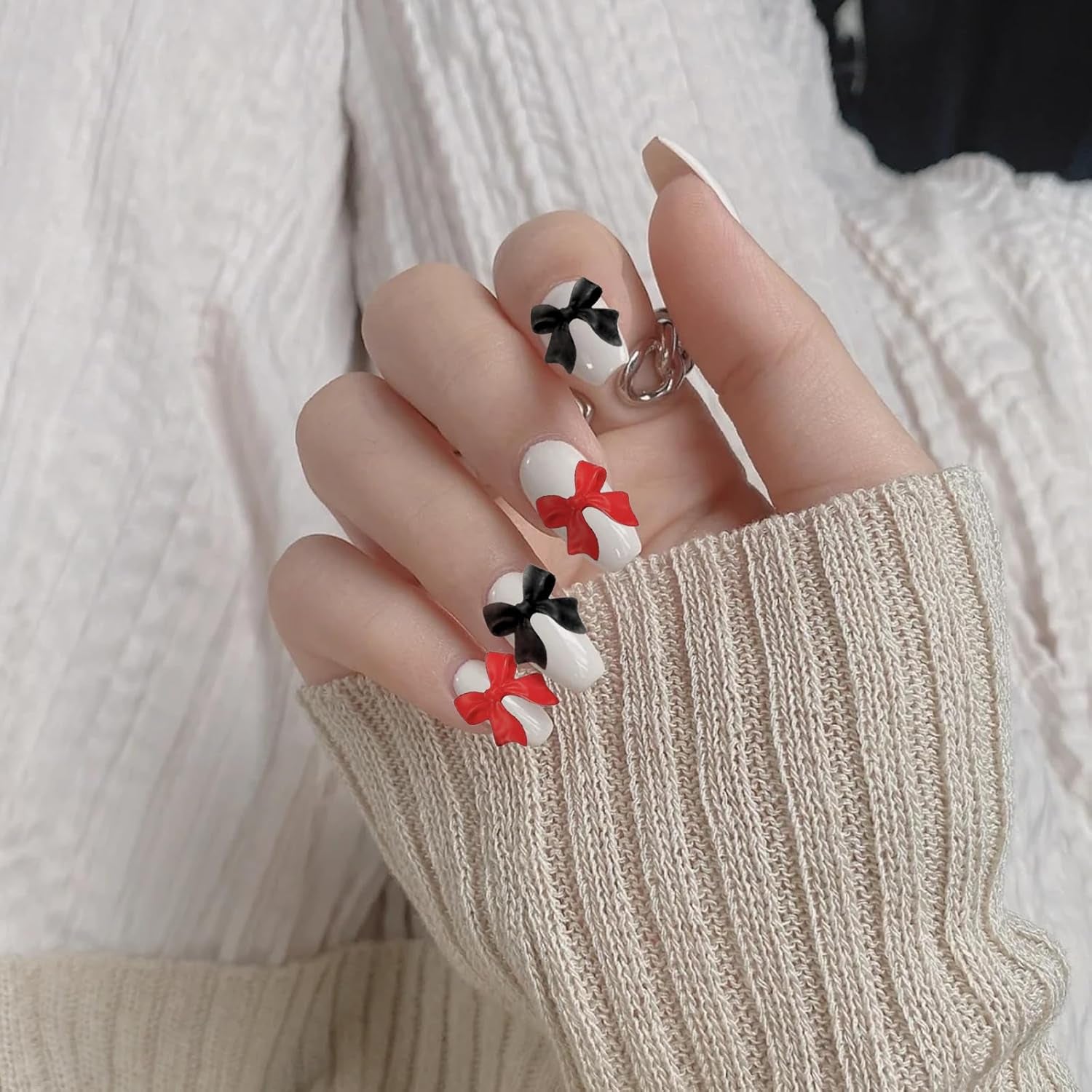 500 szt. 3D Nägel Charm Schleifen Charms Nägel Nail Art Charms Schleife Nagel Charms Nägel Nail Art Schleifen Nageldekorationen Mit Aufnahmewerkzeug Für Frauen Und Mädchen Nagel-Diy-Zubehör