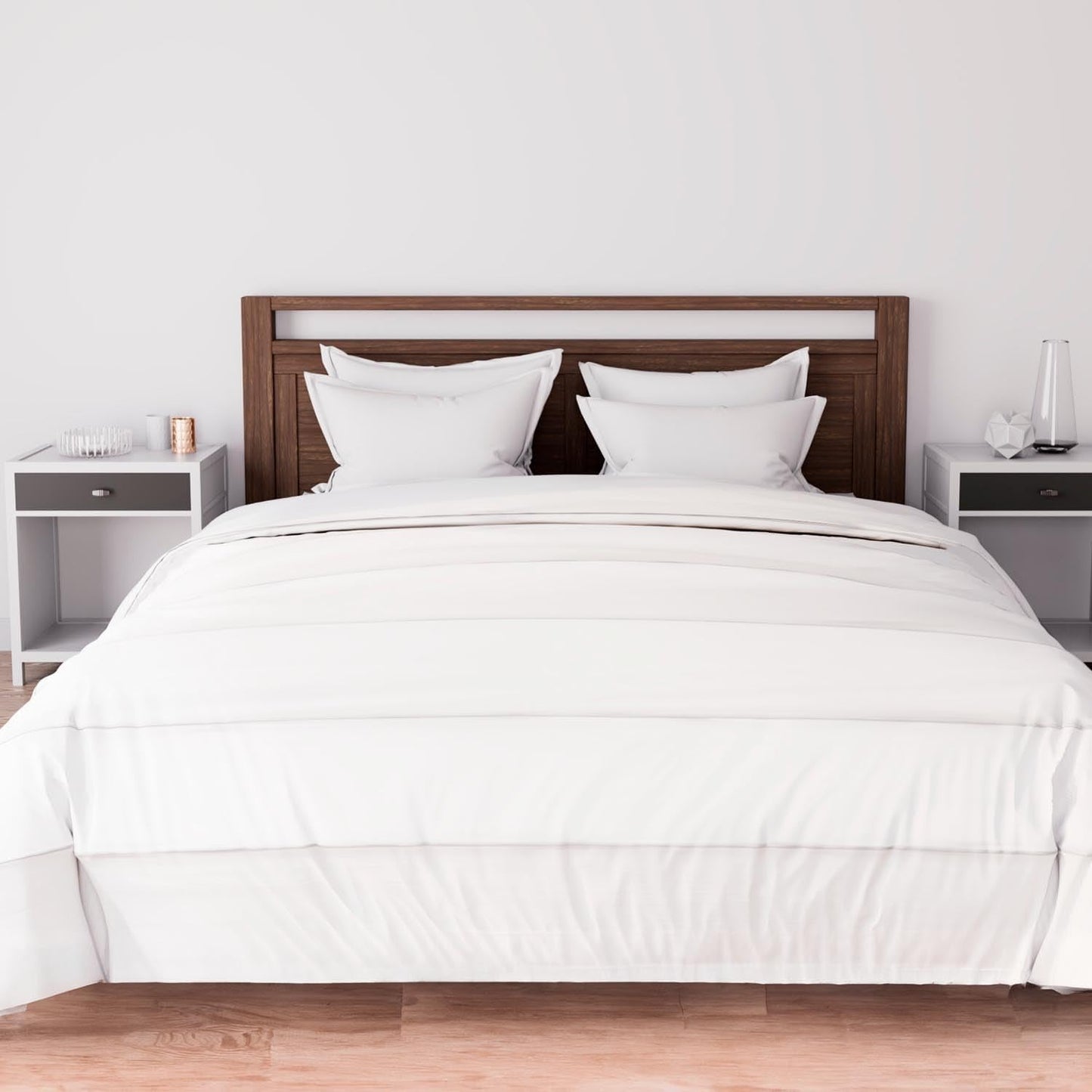 Soleil D'Ocre Biała kołdra 240X260 Cm miękka Kołdry i kołdry Naty Shop Tytuł domyślny