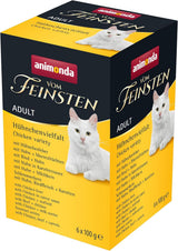 animonda Vom Feinsten Mokra karma dla dorosłych kotów, odmiana kurczaka, 6 x 100 g