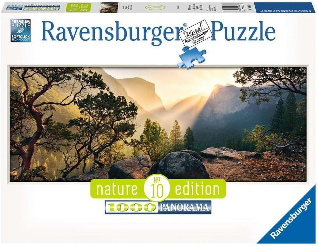 Ravensburger Puzzle 15083 - Yosemite Park - układanka składająca się z 1000 elementów dla dorosłych i dzieci powyżej 14 lat w formacie panoramicznym Puzzle Naty Shop Classic" lub "Tradycyjny"
