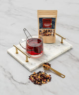 Larico Tea Naturalna herbata owocowa Früchtchen Mix Poziomki Euphorie 50 g/Najwyższej jakości herbata sypana/Naturalna herbata sypana