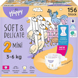 Pieluchy Bella Baby Happy Premium, rozmiar 6, Junior Extra, 15+ kg, 96 sztuk, pieczęć DERMATEST i OEKO-TEX, pieluchy jednorazowe