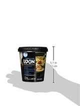 Allgroo Udon Cup Instant Noodles - Aromatyczna pikantna zupa Udon z owocami morza - Szybkie przygotowanie (1 x 173g)