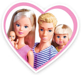 Simba 105733673 - Steffi Love Happy Family, lalka w ciąży, Kevin, Evi i dziecko z wózkiem, 11 sztuk, akcesoria, 30 cm, wiek 3+