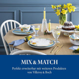 Villeroy & Boch - Zestaw śniadaniowy „Przebudzenie wiosny” dla 2 osób, 6 sztuk, Zestaw naczyń wielkanocnych, Śniadanie, Wielkanoc, Serwis kawowy, Wiosenna zastawa stołowa, Porcelana