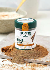 Fuchs Mielony Cynamon Cassia - Do aromatyzowania ciast, deserów lub herbat, 45 gramów Przyprawy Naty Shop
