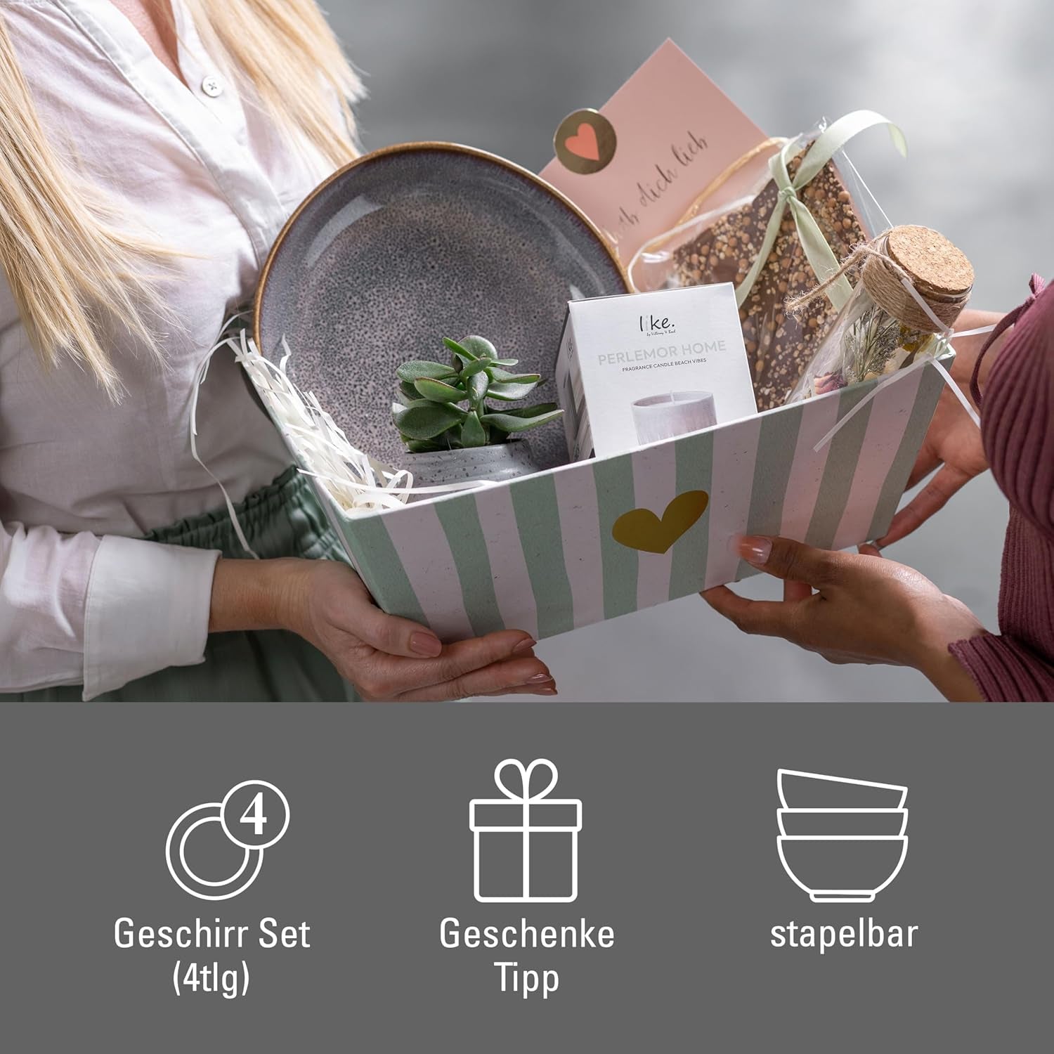 Zestaw stolików Lave w kolorze beżowym firmy Villeroy & Boch, 4 sztuki, ok.