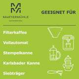 Martermühle Peru Bio Kaffeebohnen 1kg mittelkräftig I Arabica I Aromat: mleczna czekolada, nuty kwiatowe, orzechy I Ganze Bio Kaffee-Bohnen schonend geröstet, säurearm