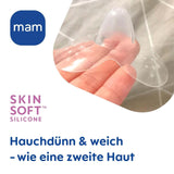 MAM Stillhütchen Größe S (Ř 17 Mm) Im 2Er-Set, Extra Weiche Brusthütchen Zum Schutz Beim Stillen, Brustwarzenschutz Für Maximalen Hautkontakt Zwischen Mutter Und Kind Akcesoria Żywność i karmienie piersią Bebe Naty Shop