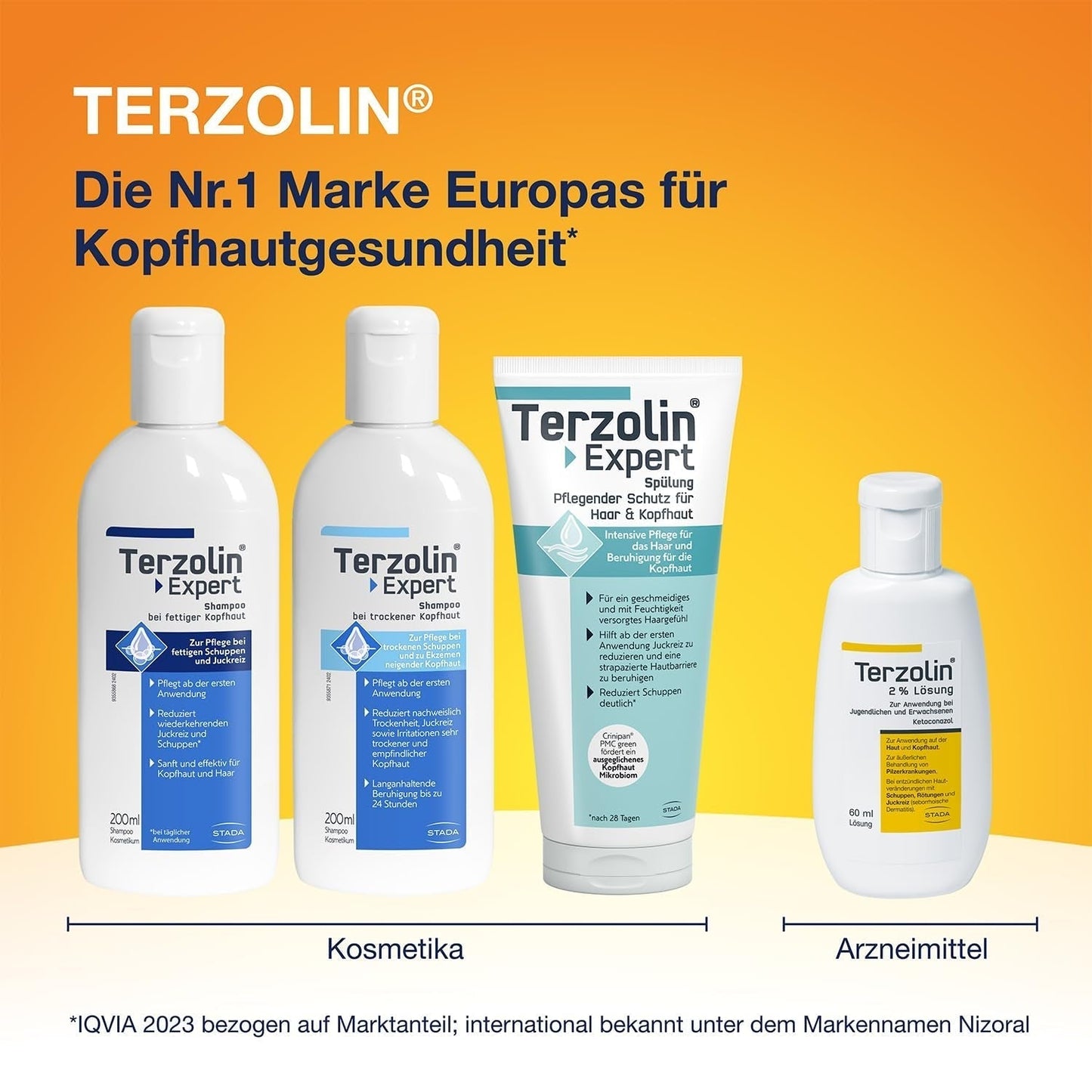 Terzolin Expert Szampon do tłustej skóry głowy i włosów przeciwłupieżowy, 200 ml Pod prysznic i do kąpieli Terzolin