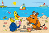 Schmidt Spiele 56212 Mysz, dobrzy przyjaciele, puzzle 3X24 dla dzieci, niebieska Puzzle Naty Shop