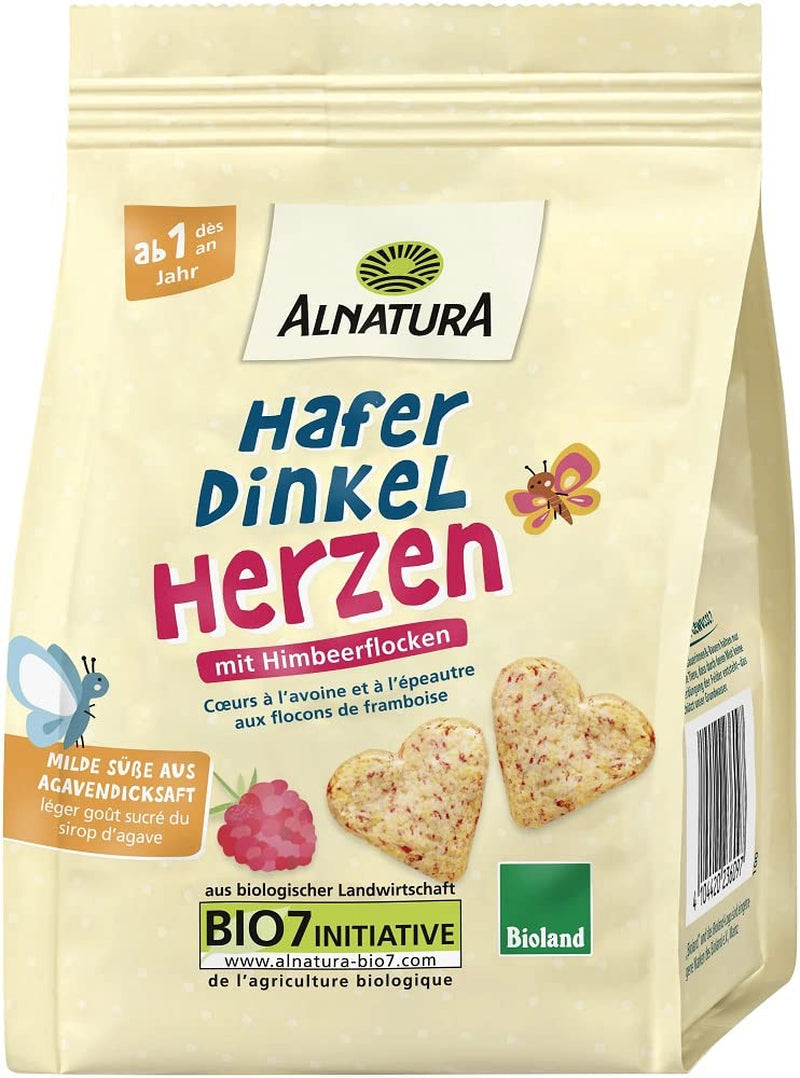 Organiczne serca owsa i orkiszu, od 1 roku, 125 g