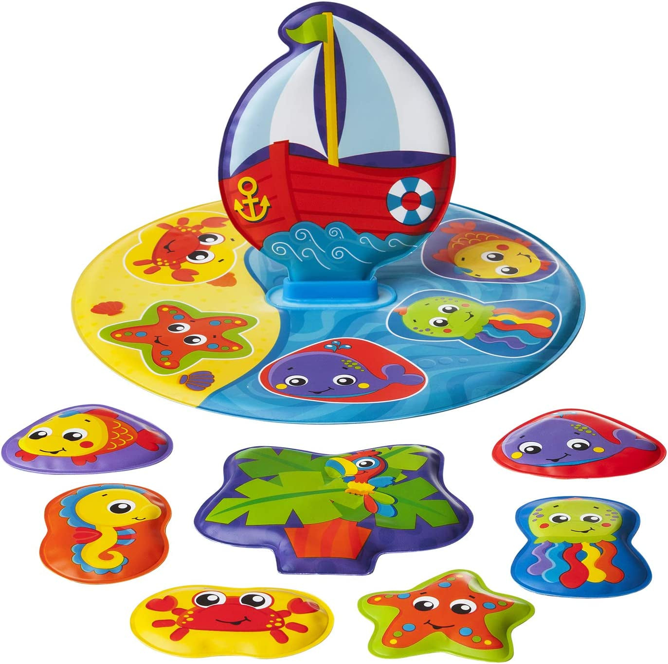 Książeczka do kąpieli Playgro - Zabawki wodne - Zabawki dla dzieci - Zabawki - Maluchy - Zabawki wodne dla dzieci - Książka do kąpieli dla dzieci - kolorowe zabawki Bebe Naty Shop Puzzle do kąpieli