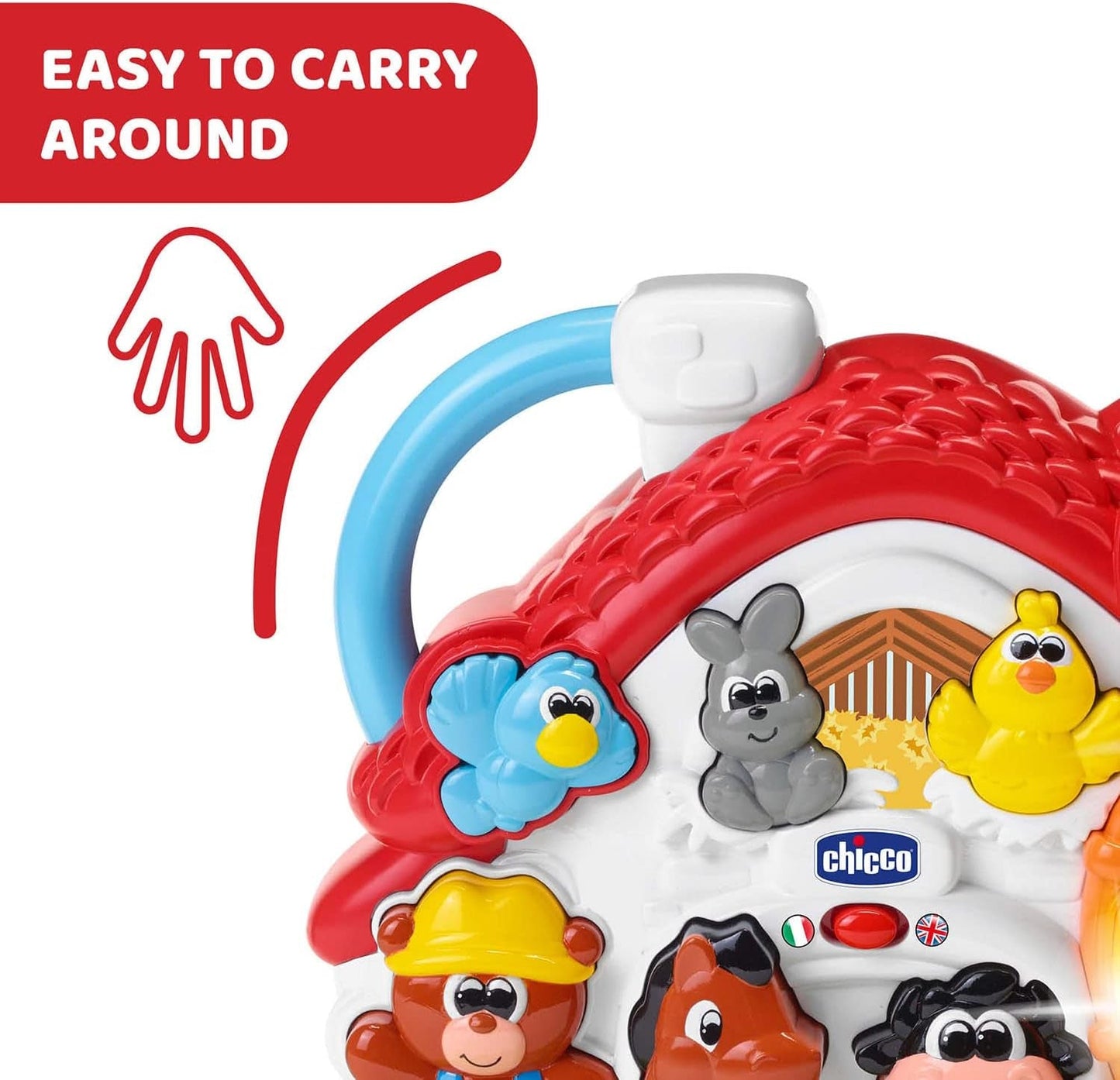 Chicco Ma New Farm, dwujęzyczna, do układania w stosy Naty Shop Baby Toys