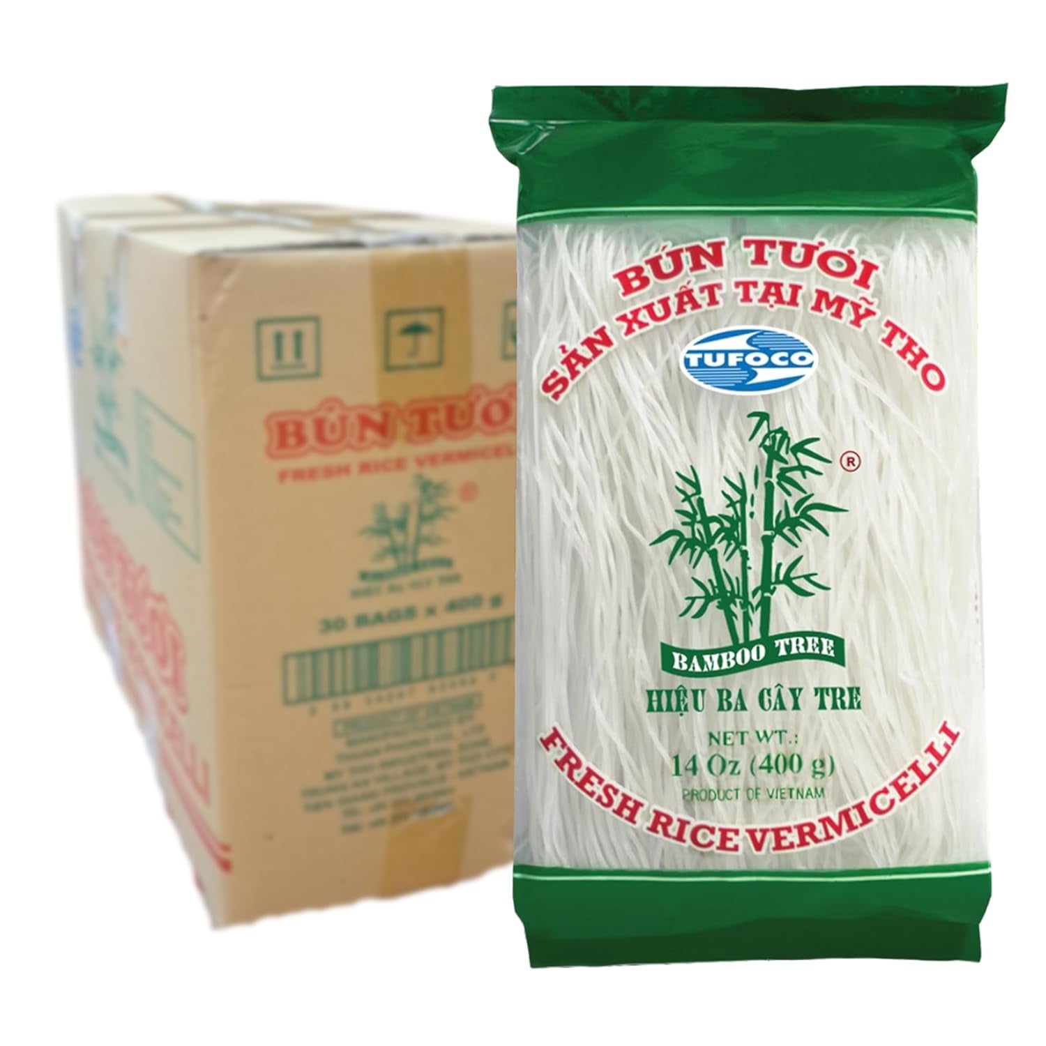 BAMBUSOWE DRZEWO - Świeży wermiszel ryżowy - 1 x 400g