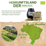 Verde Mate Green Orgánica 500 G – Organiczna Yerba Mate z Brazylii – bezdymna i starannie przetworzona 0,5 kg
