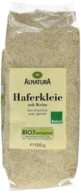 Ekologiczne otręby owsiane z kiełkami, 500 gramów Cereale Naty Shop