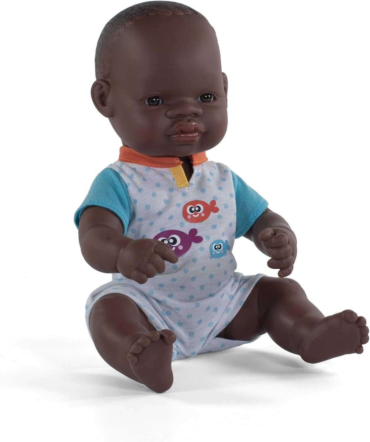 Lalka Miniland Baby, afrykański chłopiec, 32 cm, anatomicznie poprawna