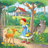 Ravensburger Puzzle dla dzieci - 08051 Roszpunka, Czerwony Kapturek i Żabi Król - Puzzle dla dzieci od 5 roku życia, zawierające elementy 3X49 Puzzle Naty Shop
