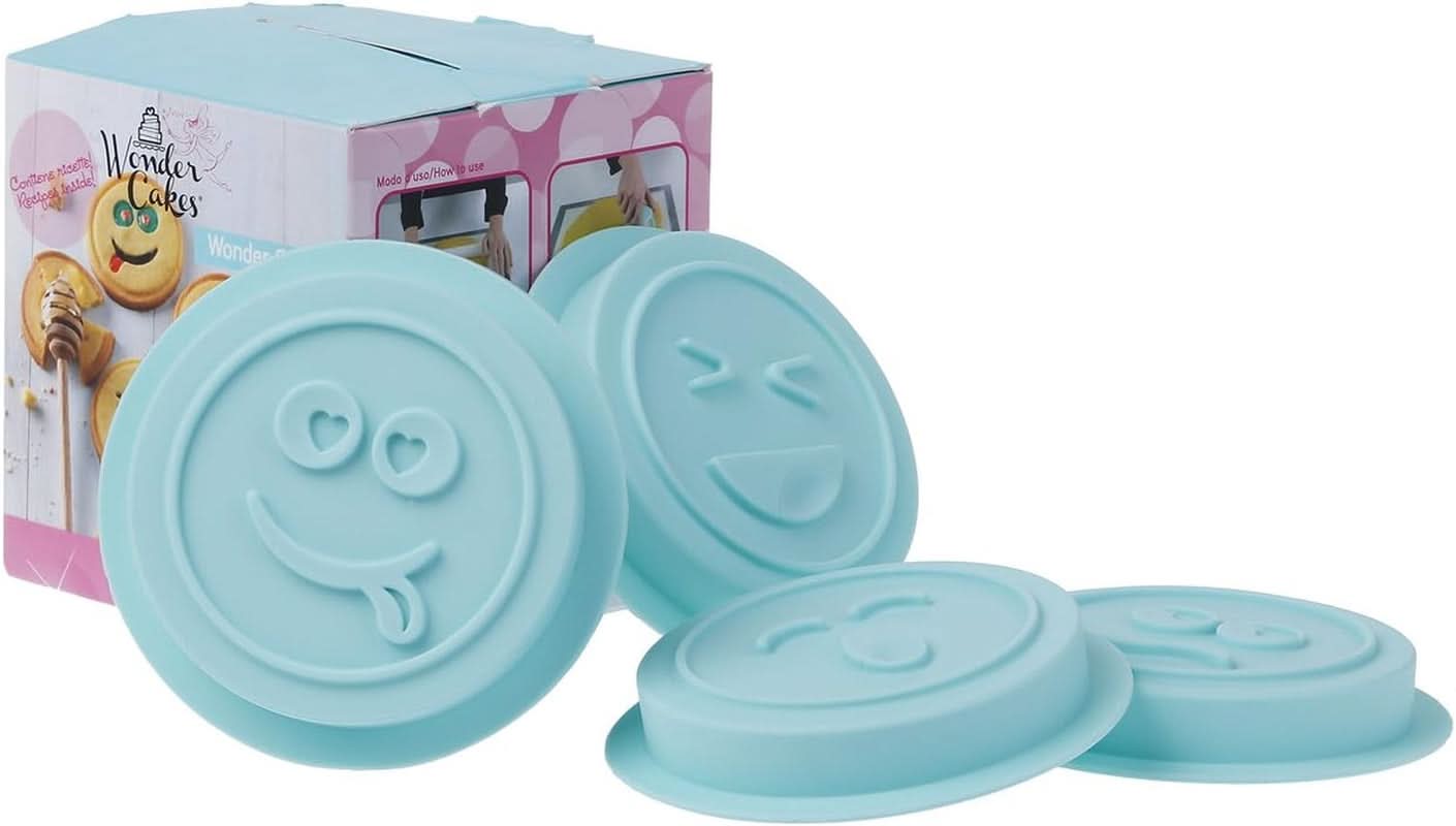 Silikomart 25.440.39.0069, Zestaw wycinarek Emoji, Ø73 MM Naty Shop