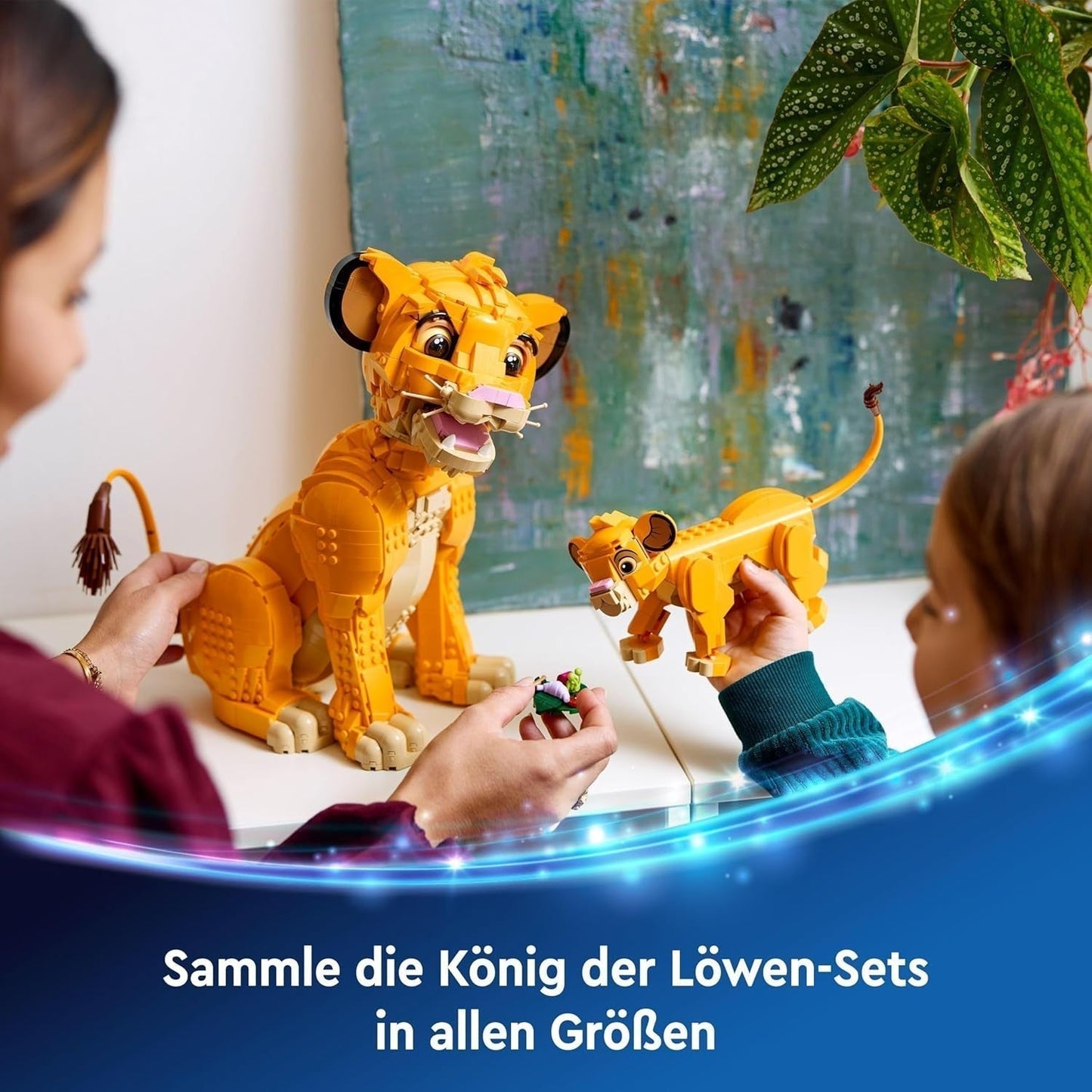 LEGO Ç€ Disney Simba, lwiątko króla lwa, zabawka do budowania dla dzieci, fantasy Zestaw z figurką lwa, fajny pomysł na prezent dla dziewcząt i chłopców od 6 lat, zabawka dla dzieci 43243 Zestawy do budowania Beuche den LEGO-Store