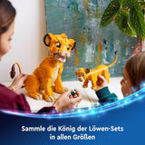 LEGO Ç€ Disney Simba, lwiątko króla lwa, zabawka do budowania dla dzieci, fantasy Zestaw z figurką lwa, fajny pomysł na prezent dla dziewcząt i chłopców od 6 lat, zabawka dla dzieci 43243 Zestawy do budowania Beuche den LEGO-Store