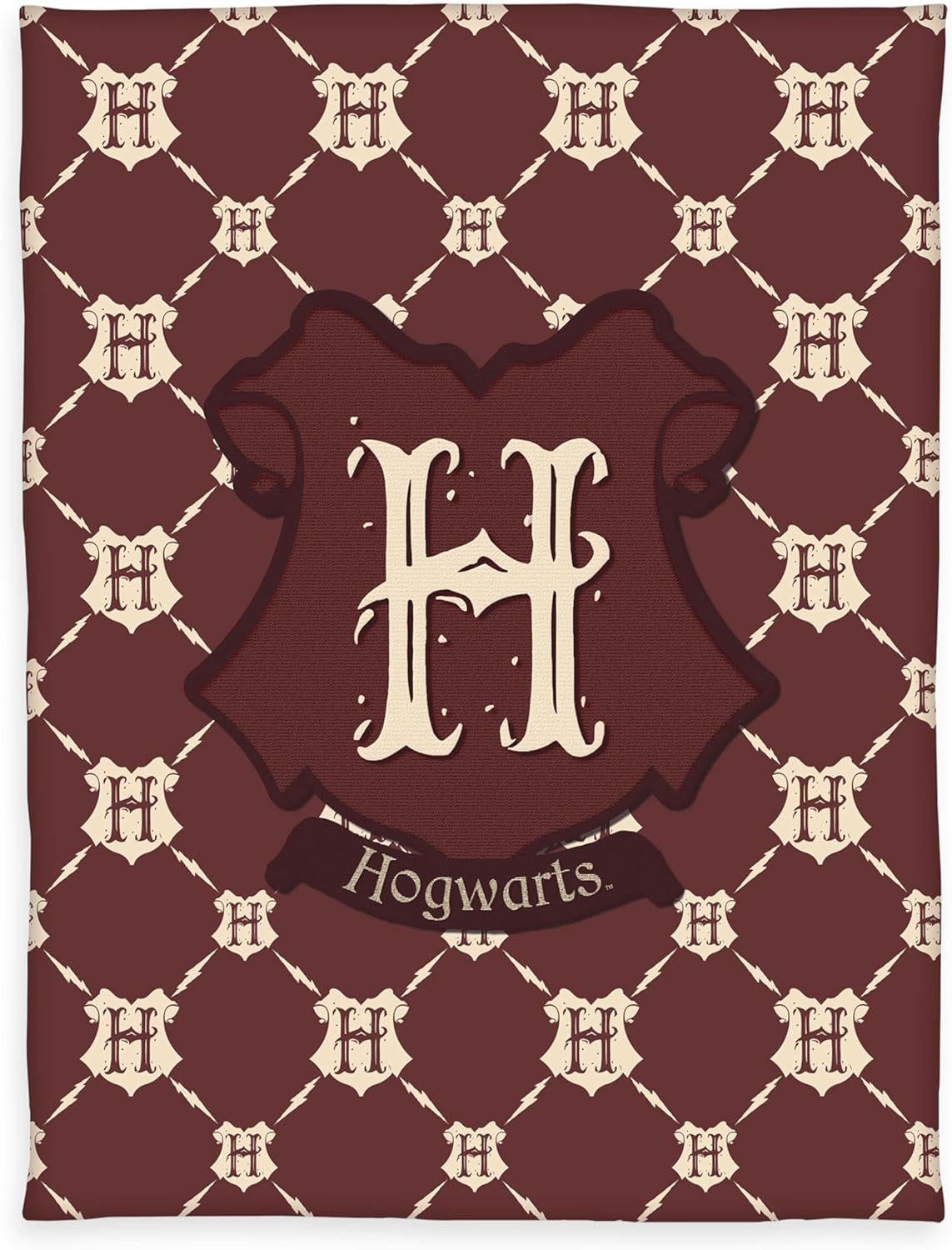 Koc polarowy Harry Potter, 130 x 170 cm, 100% poliester, polar, 7574413127523, brązowy/beżowy Łóżka i koce Besuche den Herding-Store Tytuł domyślny