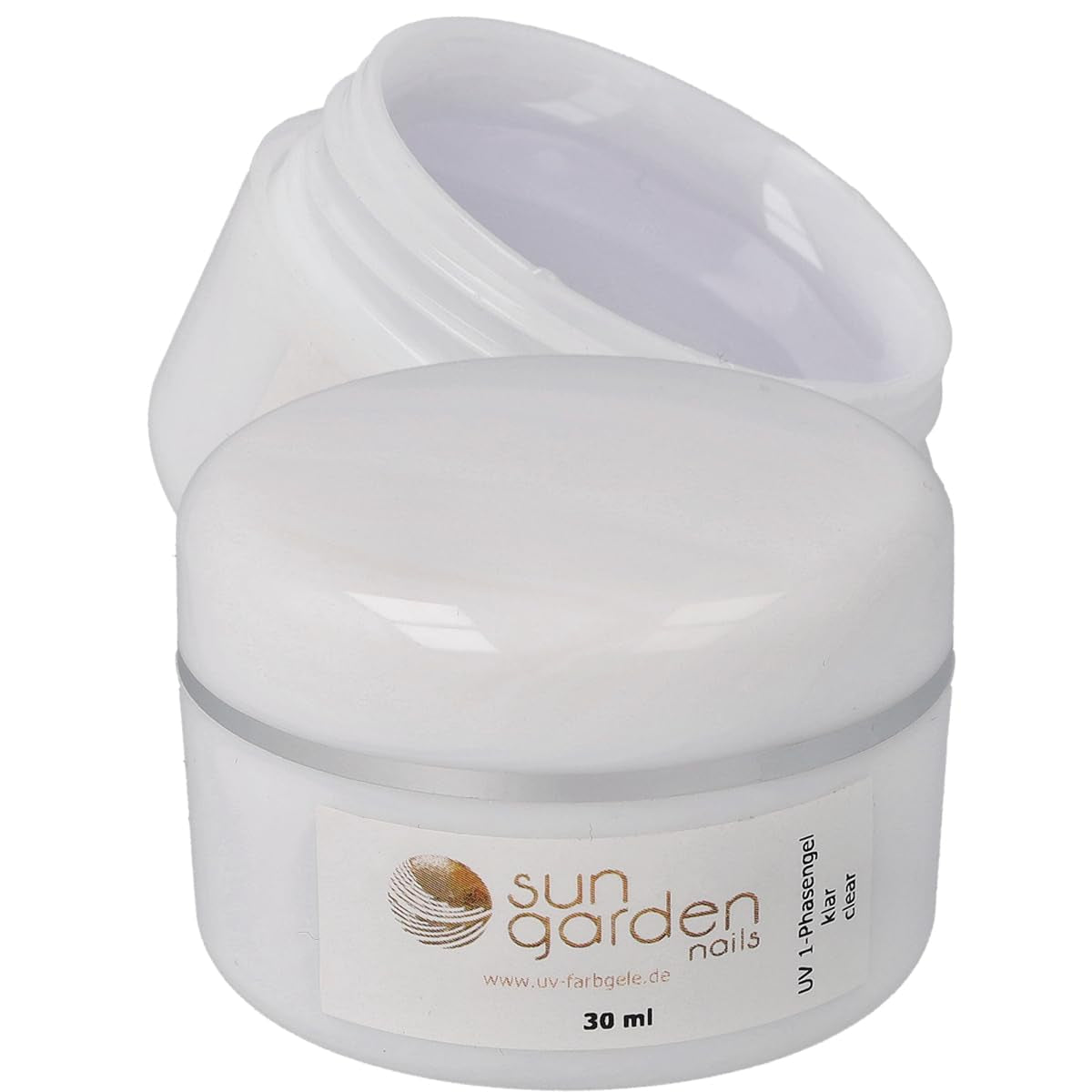 Sun Garden Nails żel przezroczysty jednofazowy 30ml + opakowanie 100 końcówek + klej do końcówek 7ml