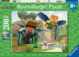 Puzzle dla dzieci Ravensburger - 12004144 - Minecraft - 200 elementów Puzzle Minecraft dla dzieci 8+ w formacie XXL Minecraft Prezenty Puzzle Naty Shop Domyślny tytuł