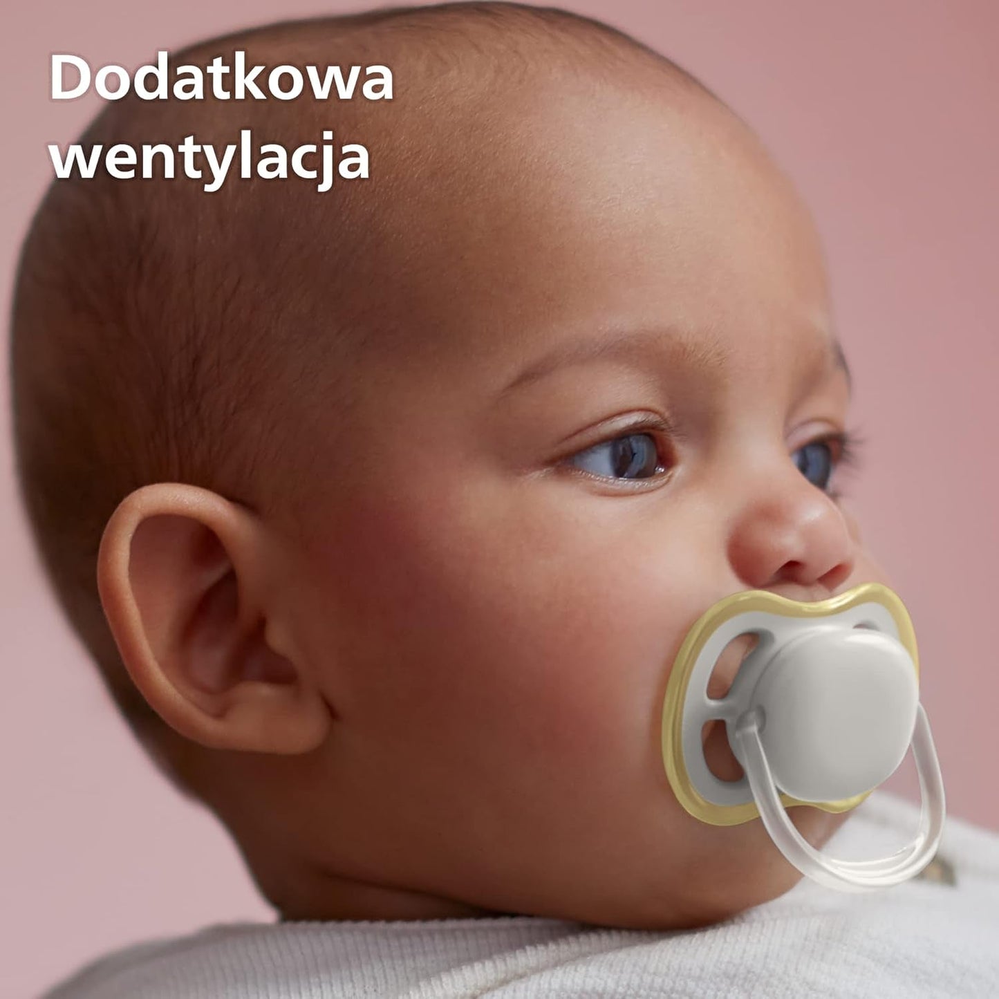 Zestaw 2 smoczków Philips Avent Ultra Air – Smoczki Bisfenol A dla dzieci w wieku 0–6 miesięcy (model SCF085/15) Brązowy/Zielony