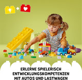 LEGO DUPLO Klasyczne samochody i ciężarówki z klocków, zestaw pojazdów do zabawy dla dzieci od 1,5 roku, kreatywna zabawka edukacyjna, zabawkowy samochód i samochód wyścigowy 10439 Zestawy do budowania Kup w sklepie LEGO