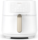 Philips 3000Er Airfryer XL - Technologia Rapid Air, smażenie do 90% mniej tłuszczu, pojemność 1,2 kg, 6,2 litra, ekran dotykowy Urządzenia Naty Shop Weiß Połączenie bezprzewodowe i biały kolor 7,2 L