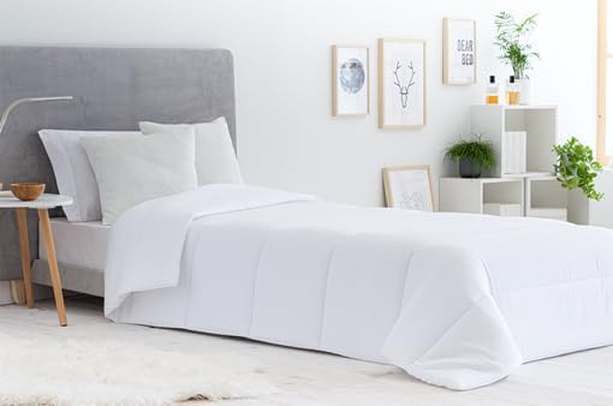 Kocyk, kołdra 3001 z włókna przeciwroztoczowego, jesień-zima, 300 G/M², kolor biały (dostępne wszystkie rozmiary) (łóżko 105/120-180 X 220 Cm) Kołdry i kołdry Naty Shop
