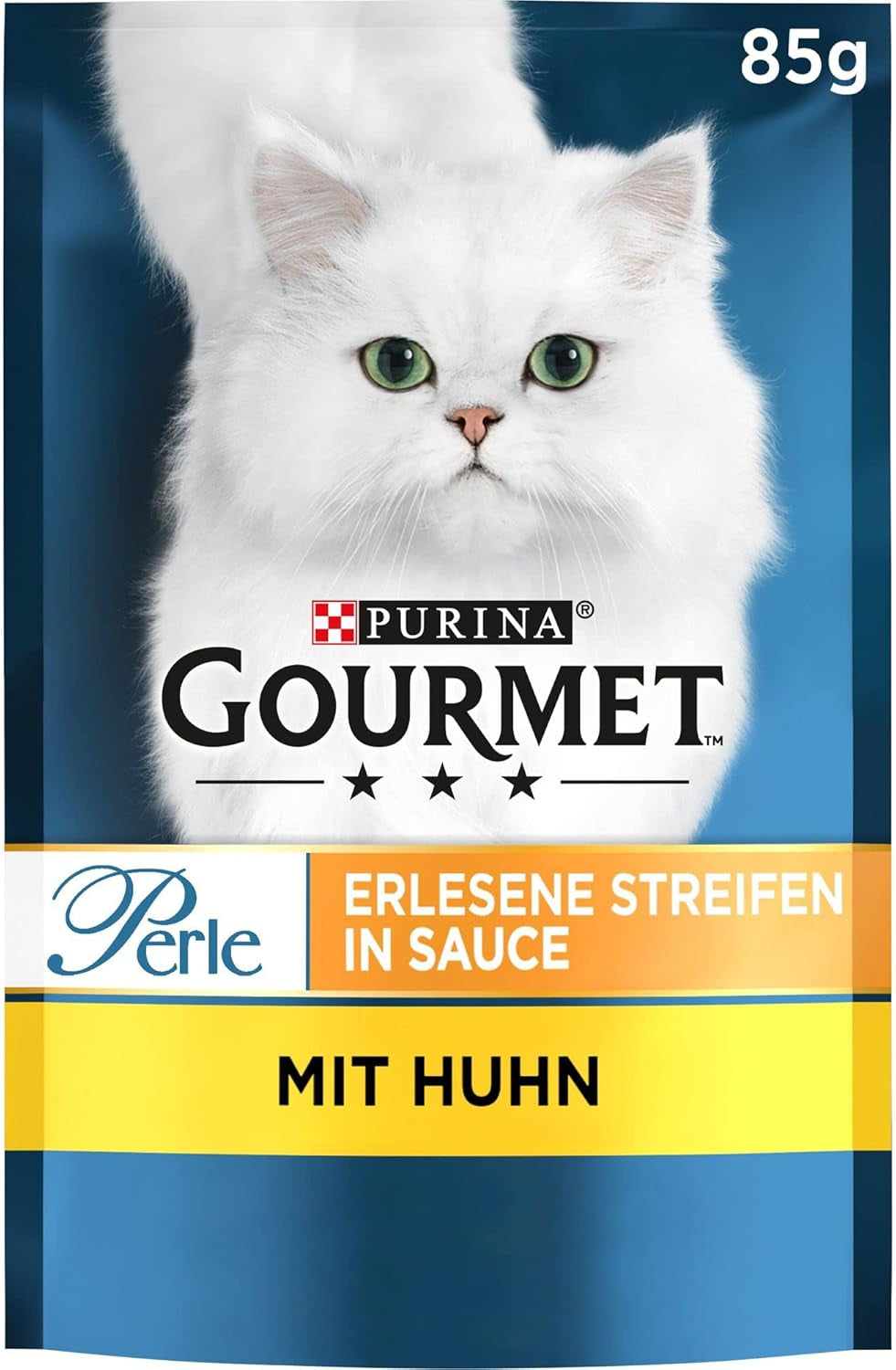 Gourmet Perle Select Mokra karma dla kotów z kurczakiem, opakowanie 26 szt. (26 x 85 g)