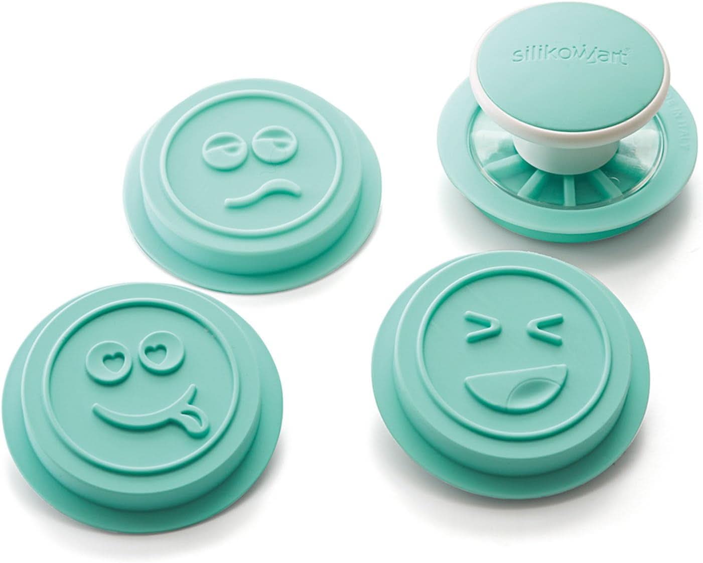 Silikomart 25.440.39.0069, Zestaw wycinarek Emoji, Ø73 MM Naty Shop
